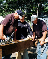 Ben Tokheim with Timber