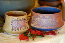 Finnish Embroidery design bowls